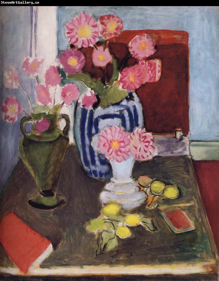 Henri Matisse Nature Morte aux trois vases